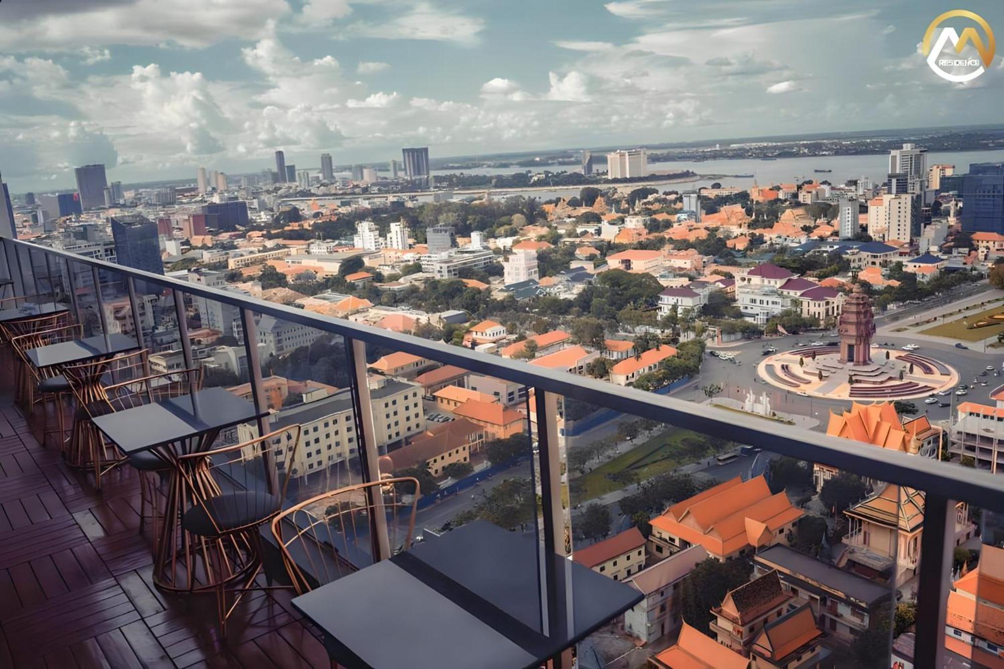 Infinity Pool Hotel Phnom Penh Down To 24 Usd In M Residence Екстериор снимка